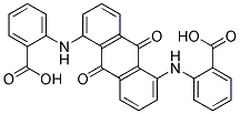 N,N'-1,5-ANTHRAQUINONYLENE- DIANTHRANILIC ACID Struktur