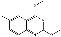 6-IODO-2,4-DIMETHOXYQUINAZOLINE Struktur