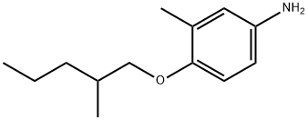 3-METHYL-4-[(2-METHYLPENTYL)OXY]ANILINE Struktur