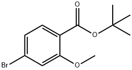 TERT-BUTYL 4-BROMO-2-METHOXYBENZOATE Struktur