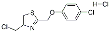 4-(CHLOROMETHYL)-2-[(4-CHLOROPHENOXY)METHYL]-1,3-THIAZOLE HYDROCHLORIDE Struktur