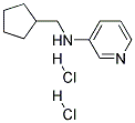 CYCLOPENTYLMETHYL-PYRIDIN-3-YL-AMINE DIHYDROCHLORIDE Struktur