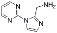 C-(1-PYRIMIDIN-2-YL-1H-IMIDAZOL-2-YL)-METHYLAMINE Struktur