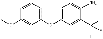 4-(3-METHOXYPHENOXY)-2-(TRIFLUOROMETHYL)ANILINE Struktur