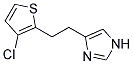 4-[2-(3-CHLORO-THIOPHEN-2-YL)-ETHYL]-1H-IMIDAZOLE Struktur