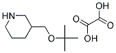 (3-TERT-BUTYLOXYMETHYL) PIPERIDINE OXALATE Struktur