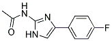 N-[4-(4-FLUOROPHENYL)-1H-IMIDAZOL-2-YL]ACETAMIDE Struktur