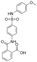 N-[4-(4-METHOXY-PHENYLSULFAMOYL)-PHENYL]-PHTHALAMIC ACID Struktur