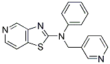 N-PHENYL-N-(PYRIDIN-3-YLMETHYL)[1,3]THIAZOLO[4,5-C]PYRIDIN-2-AMINE Struktur