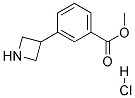 METHYL 3-(AZETIDIN-3-YL)BENZOATE HYDROCHLORIDE Struktur