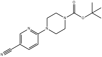 5-CYANO-2-[4-BUTOXYCARBONYL(PIPERAZINO)]PYRIDINE Struktur