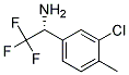 (R)-1-(3-CHLORO-4-METHYL-PHENYL)-2,2,2-TRIFLUORO-ETHYLAMINE Struktur