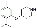 4-(2-ISOPROPYL-5-METHYLPHENOXY)PIPERIDINE Struktur