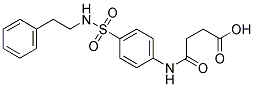 N-(4-PHENETHYLSULFAMOYL-PHENYL)-SUCCINAMIC ACID Struktur