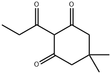 5,5-DIMETHYL-2-PROPIONYL-CYCLOHEXANE-1,3-DIONE Struktur