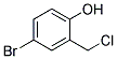 4-BROMO-2-(CHLOROMETHYL)PHENOL Struktur