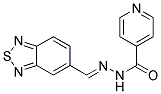 N'-[(1E)-2,1,3-BENZOTHIADIAZOL-5-YLMETHYLIDENE]ISONICOTINOHYDRAZIDE Struktur