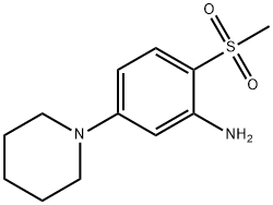 2-METHYLSULFONYL-5-(PIPERIDIN-1-YL)ANILINE Struktur