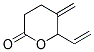 5-METHYLENE-6-VINYL-TETRAHYDRO-PYRAN-2-ONE Struktur