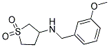 N-(3-METHOXYBENZYL)TETRAHYDROTHIOPHEN-3-AMINE 1,1-DIOXIDE Struktur