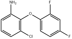 5-CHLORO-2-(3,4-DIFLUOROPHENOXY)ANILINE Struktur