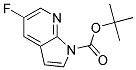 5-FLUORO-PYRROLO[2,3-B]PYRIDINE-1-CARBOXYLIC ACID TERT-BUTYL ESTER Struktur