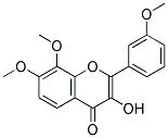 3-HYDROXY-7,8,3'-TRIMETHOXYFLAVONE Struktur