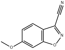 6-METHOXYBENZO[D]ISOXAZOLE-3-CARBONITRILE Struktur