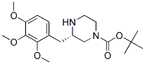 (S)-3-(2,3,4-TRIMETHOXY-BENZYL)-PIPERAZINE-1-CARBOXYLIC ACID TERT-BUTYL ESTER Struktur