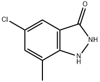 5-CHLORO-3-HYDROXY-7-METHYL 1H-INDAZOLE Struktur