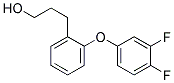 3-[2-(3,4-DIFLUORO-PHENOXY)-PHENYL]-PROPAN-1-OL Struktur