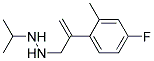 N-[2-(4-FLUORO-2-METHYL-PHENYL)-ALLYL]-N'-ISOPROPYL-HYDRAZINE Struktur