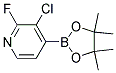 3-CHLORO-2-FLUORO-4-(4,4,5,5-TETRAMETHYL-[1,3,2]DIOXABOROLAN-2-YL)PYRIDINE Struktur