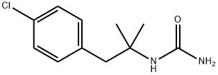 N-(P-CHLORO-ALPHA,ALPHA-DIMETHYL PHENETHYL)UREA Struktur