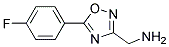 (5-(4-FLUOROPHENYL)-1,2,4-OXADIAZOL-3-YL)METHANAMINE Struktur