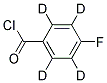 4-FLUOROBENZOYL-D4 CHLORIDE Struktur