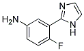 4-FLUORO-3-(1H-IMIDAZOL-2-YL)-PHENYLAMINE Struktur