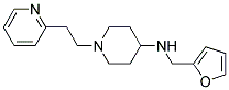 N-(2-FURYLMETHYL)-1-(2-PYRIDIN-2-YLETHYL)PIPERIDIN-4-AMINE Struktur