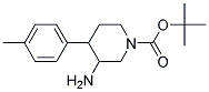 TERT-BUTYL 3-AMINO-4-P-TOLYLPIPERIDINE-1-CARBOXYLATE Struktur