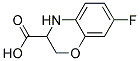 7-FLUORO-3,4-DIHYDRO-2H-BENZO[B][1,4]OXAZINE-3-CARBOXYLIC ACID Struktur