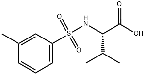 N-[(3-METHYLPHENYL)SULFONYL]VALINE Struktur