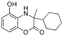 3-CYCLOHEXYL-5-HYDROXY-3-METHYL-3,4-DIHYDRO-BENZO[1,4]OXAZIN-2-ONE Struktur