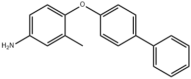 4-([1,1'-BIPHENYL]-4-YLOXY)-3-METHYLPHENYLAMINE Struktur