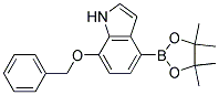 7-(BENZYLOXY)-4-(4,4,5,5-TETRAMETHYL-1,3,2-DIOXABOROLAN-2-YL)-1H-INDOLE