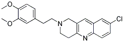 8-CHLORO-2-[2-(3,4-DIMETHOXYPHENYL)ETHYL]-1,2,3,4-TETRAHYDROBENZO[B]-1,6-NAPHTHYRIDINE Struktur