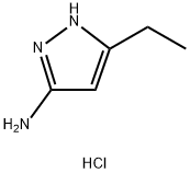 5-ETHYL-2H-PYRAZOL-3-YLAMINE 2HCL Struktur