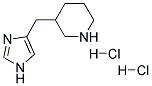 3-(1H-IMIDAZOL-4-YLMETHYL)-PIPERIDINE 2HCL Struktur