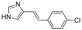 4-[2-(4-CHLORO-PHENYL)-VINYL]-1H-IMIDAZOLE Struktur