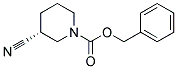 (R)-BENZYL-3-CYANOPIPERIDINE-1-CARBOXYLATE Struktur