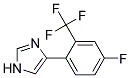 4-(4-FLUORO-2-TRIFLUOROMETHYL-PHENYL)-1H-IMIDAZOLE Struktur